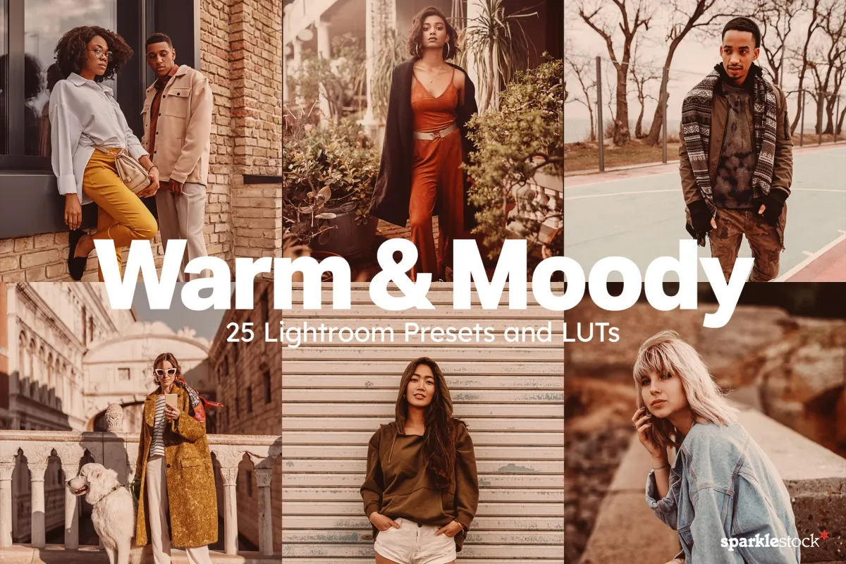 25 Warm and Moody Lightroom Presets and LUTs