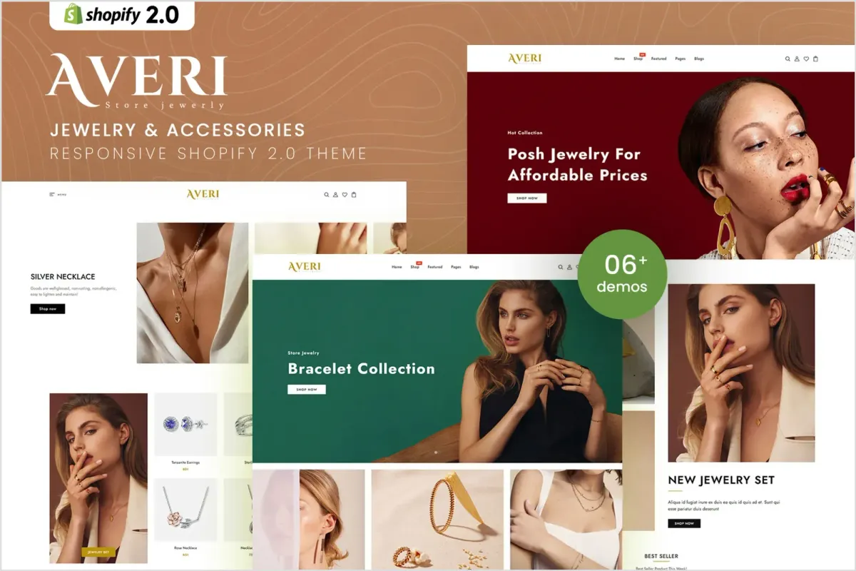 Averi - Jewelry & Accessories Shopify 2.0 Theme