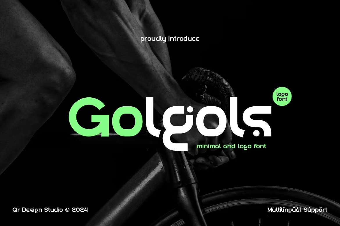 Golgols - Minimal Logo Font