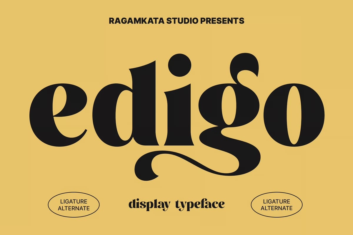 Edigo - Retro Chic Display Typography