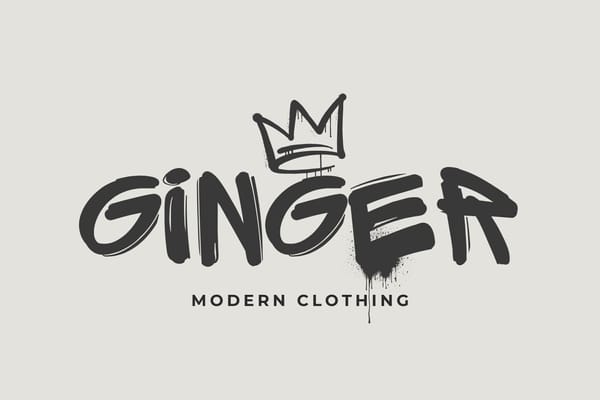 Modern Graffiti Ginger Company Logo