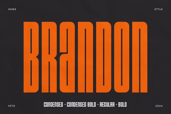 Brandon - Condensed Headline Font Family