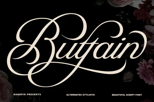 Buttain Font