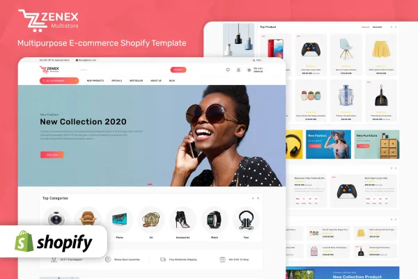 Zenex - Multipurpose E-commerce Shopify Template