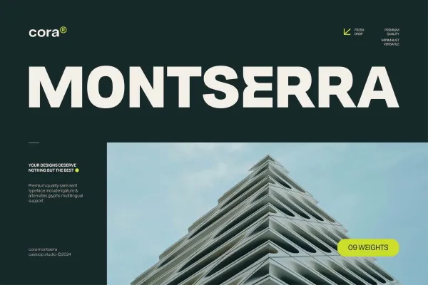 Cora Montserra - Roman Variable Gen Z Sans Serif