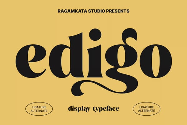 Edigo - Retro Chic Display Typography