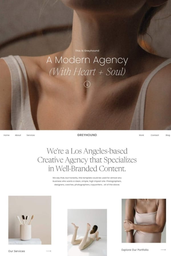 Ravenna- Showit Website Template