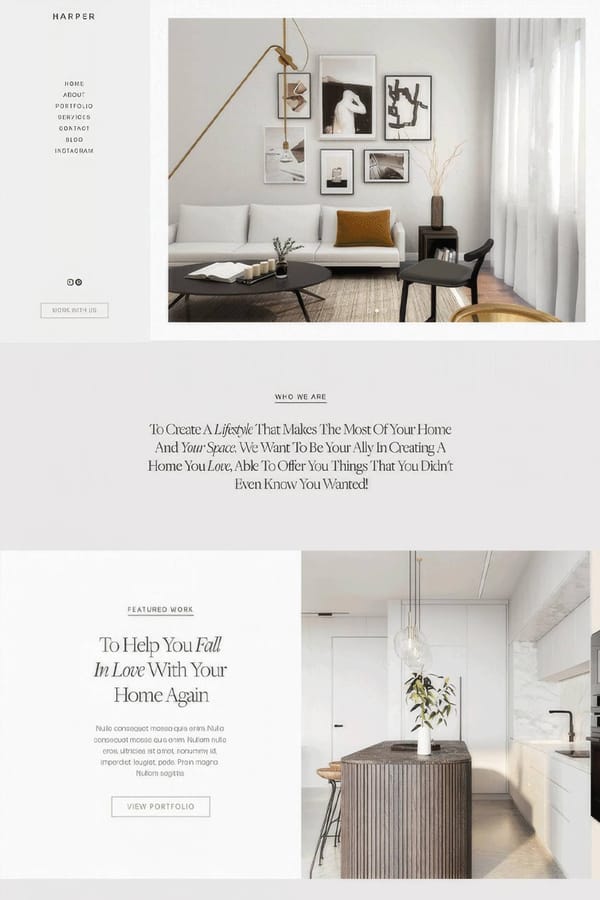 Harper - Squarespace Template